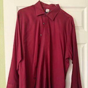 Men's Pocketless, Textured Dress Shirt